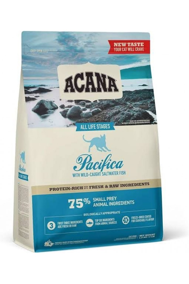 Acana Pacifica Balıklı Tahılsız Yetişkin Kuru Kedi Maması 4,5 KG